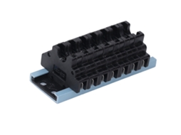 Porta Fusíveis de 7 Vias 32V com Caixa Desmontável para ATS, 1A-30A