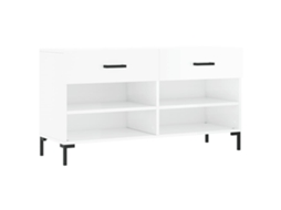 Shoe Bench, Shoe Benches Vidaxl Branco Madeira Processada (n/a)