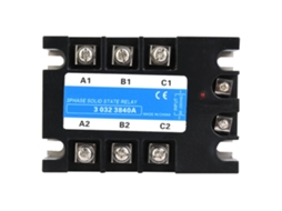 Hkj relé de Estado Sólido Trifásico Ssr3 40a Entrada 80 250vac para Maquinaria Cnc Equipo Eléctrico