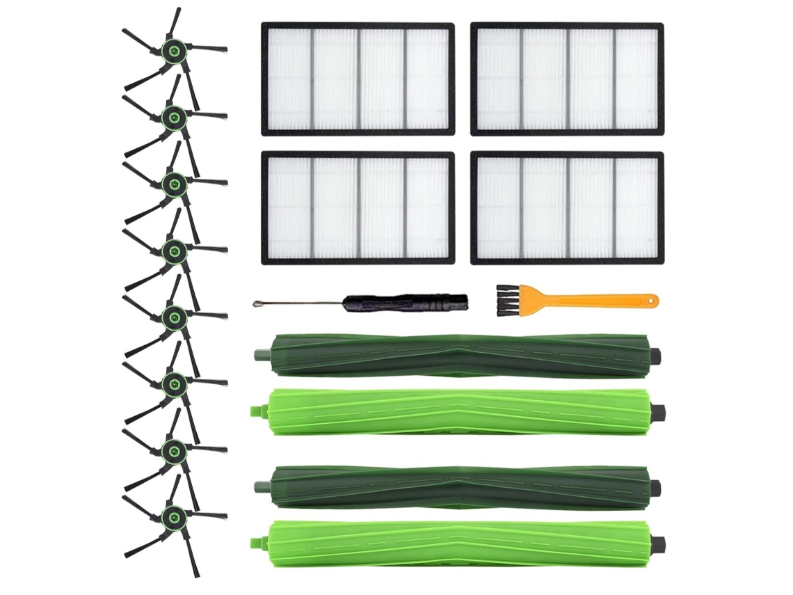 Kit De Substituição Para Irobot S9 (9150) S9+ E S9 Plus (9550) Acessórios Aspirador Robô (16 Peças) Cuich