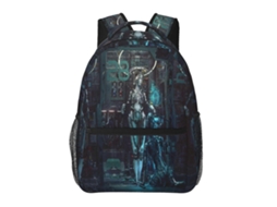 Mochila Cyberpunk Heroes D158 Para Estudantes, Durável E Leve, Impermeável E Com Alça De Ombro Respirável W158