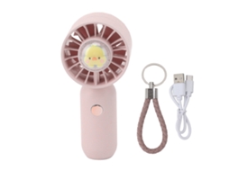 Ventilador de Mão Mini Usb 500mah Rosa S/MARCA