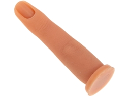 Dedo Protético Fácil De Transportar, Feito De Silicone Flexível Com Articulações.