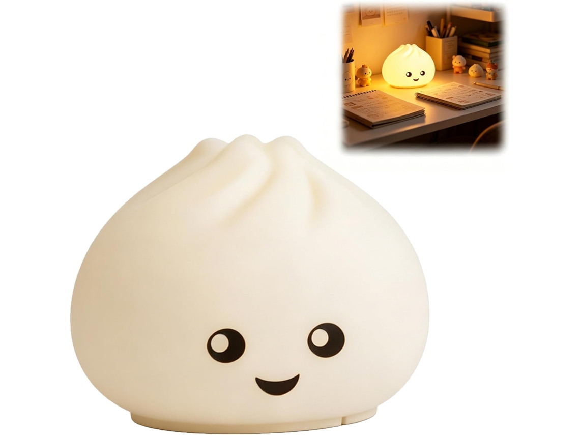 Fofa Night Light em Formato Bolinho Massa Macia, Feita
