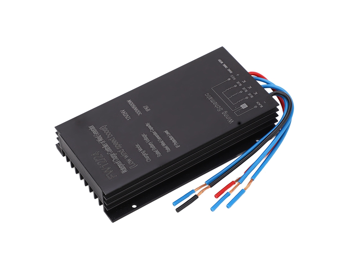 Controlador De Turbina Eólica Mppt 12v 24v Carregador Regulador Ip67 À Prova D'água