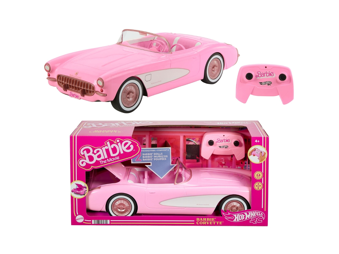 Veículo BARBIE The Movie Hot Wheels Rc Corvette