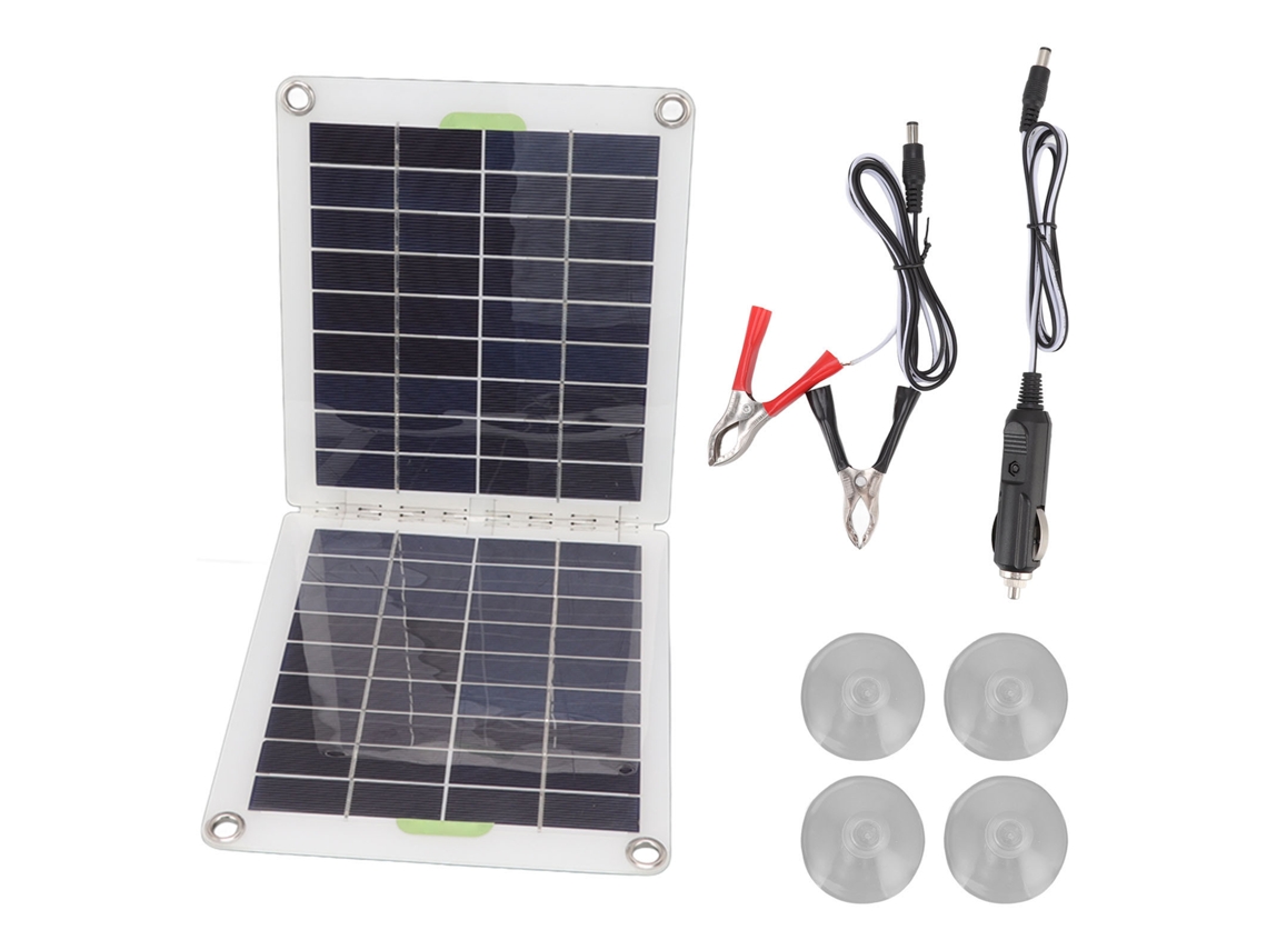 Painel Solar Plegável De 20w De Silício Policristalino Carregador De Baterias Eficiente Para Carro Rv Barco