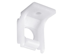 Estribo perfil para riel p-909 blanco (caja 50 unidades)