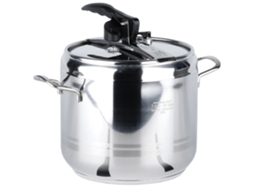 Panela De Pressã£o 7l Aã§o Inoxidã¡vel 19,5x26x22 Cm 2 Vã¡lvulas De Seguranã§a Compatã­vel Com Vã¡rios Fogãµes Oem