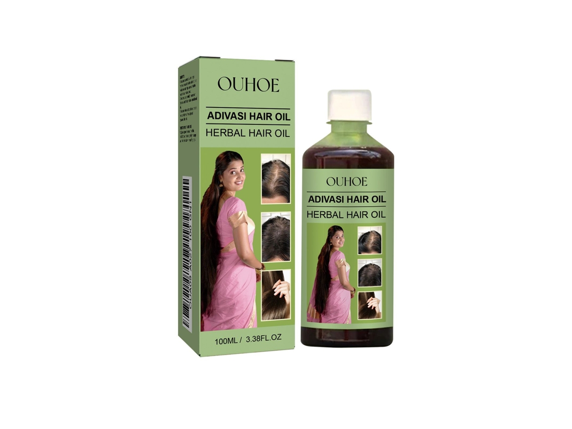 Óleo Capilar Herbal para Cabelo Saudável Nutrido