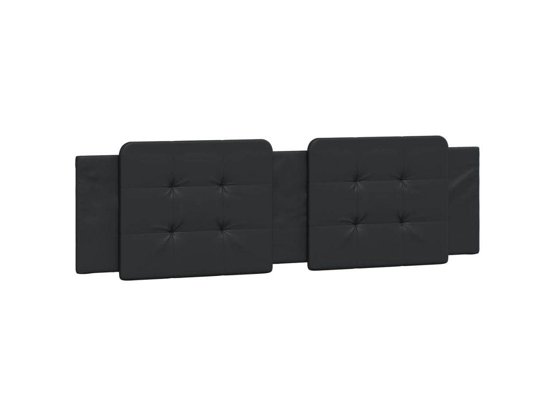 Headboard Cushion, Headboard Cushions Vidaxl Preto Couro Artificial (180 Cm)