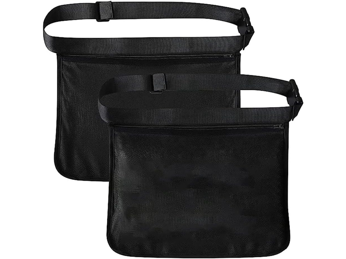 2 Unidades Bolsa de Cintura Porta bolas de Tênis, Ajustável, Bolsos AQUAFORGE
