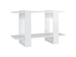 Conjunto 1 Estante Vidaxl Branco Derivados De Madeira (80 X 30 X 51 Cm)