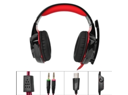 Fone De Ouvido Gamer E Estéreo Com Bass Para Jogos E Computador.