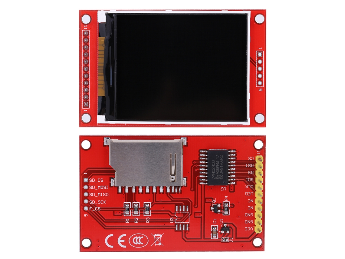 Laxiscreed Módulo Ecrã Tft Lcd 2.2" Com Interface Spi Para Projetos De Desenvolvimento