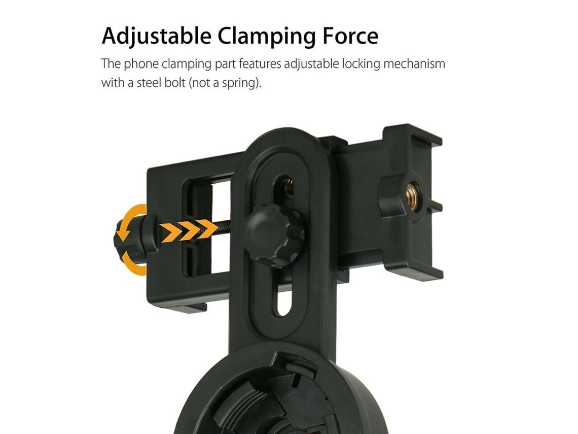 Adaptador Universal Para Telefone Para Telescópio Monocular E Binóculo Aquaforge