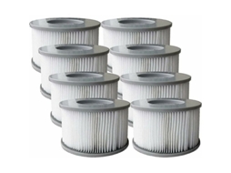 Conjunto De 8 Cartuchos De Filtro De Substituição Para Piscina Insuflável Mspa, Jacuzzi Ruikalucky