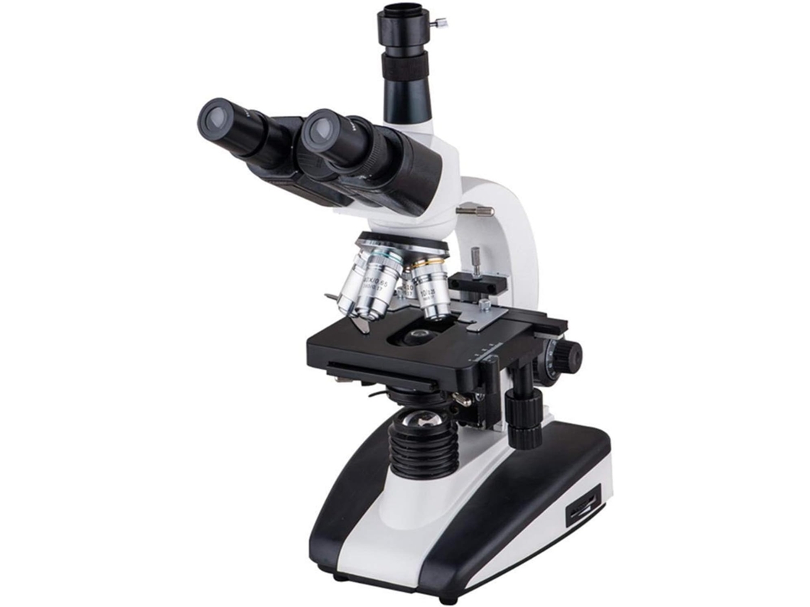 Microscópio Biológico Trinocular Xsp300sm para Professores, com Estrutura Metálica e Fonte de Luz. SFUSHOS