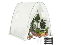 Suporte para Plantas com 4 Prateleiras BTFORUS, ajustável até 110cm, em madeira e metal