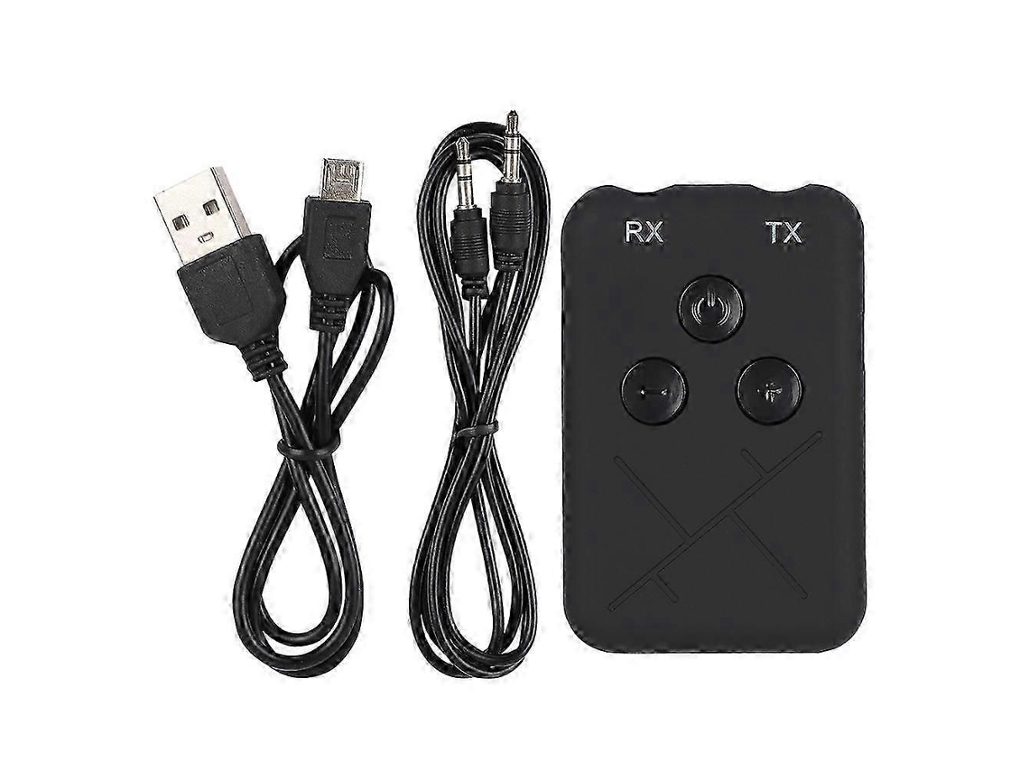 Transmissor E Receptor De Áudio Sem Fio Bluetooth Rxtx10 Com Controle De Volume E Bateria Integrada.