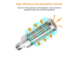 2026 lâmpada Led de Milho Base E27 110v~277v para Interior e Exterior