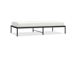 Estrutura de Cama 100x190 Cm Metal Preto MAISON EXCLUSIVE