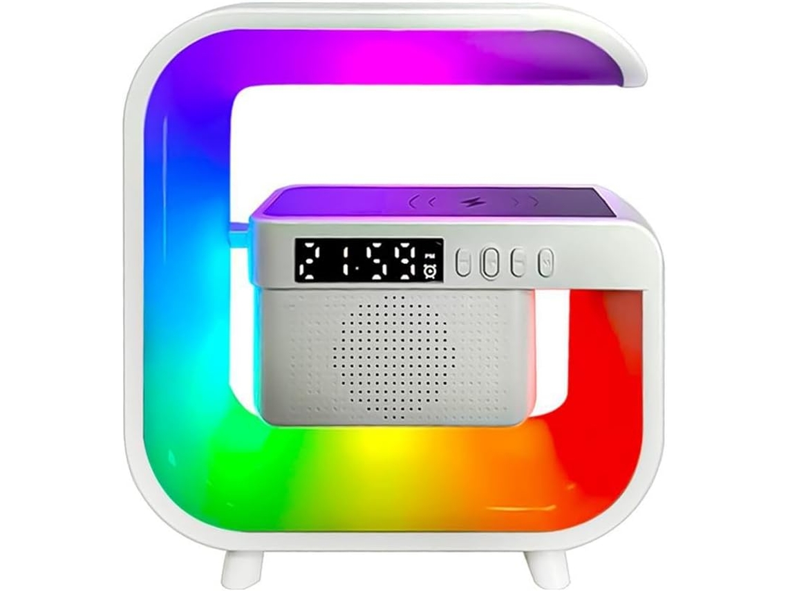 Carregador Sem Bluetooth 5.0, Alto falante Multifuncional, Fm, Tf, Rgb SFUSHOS