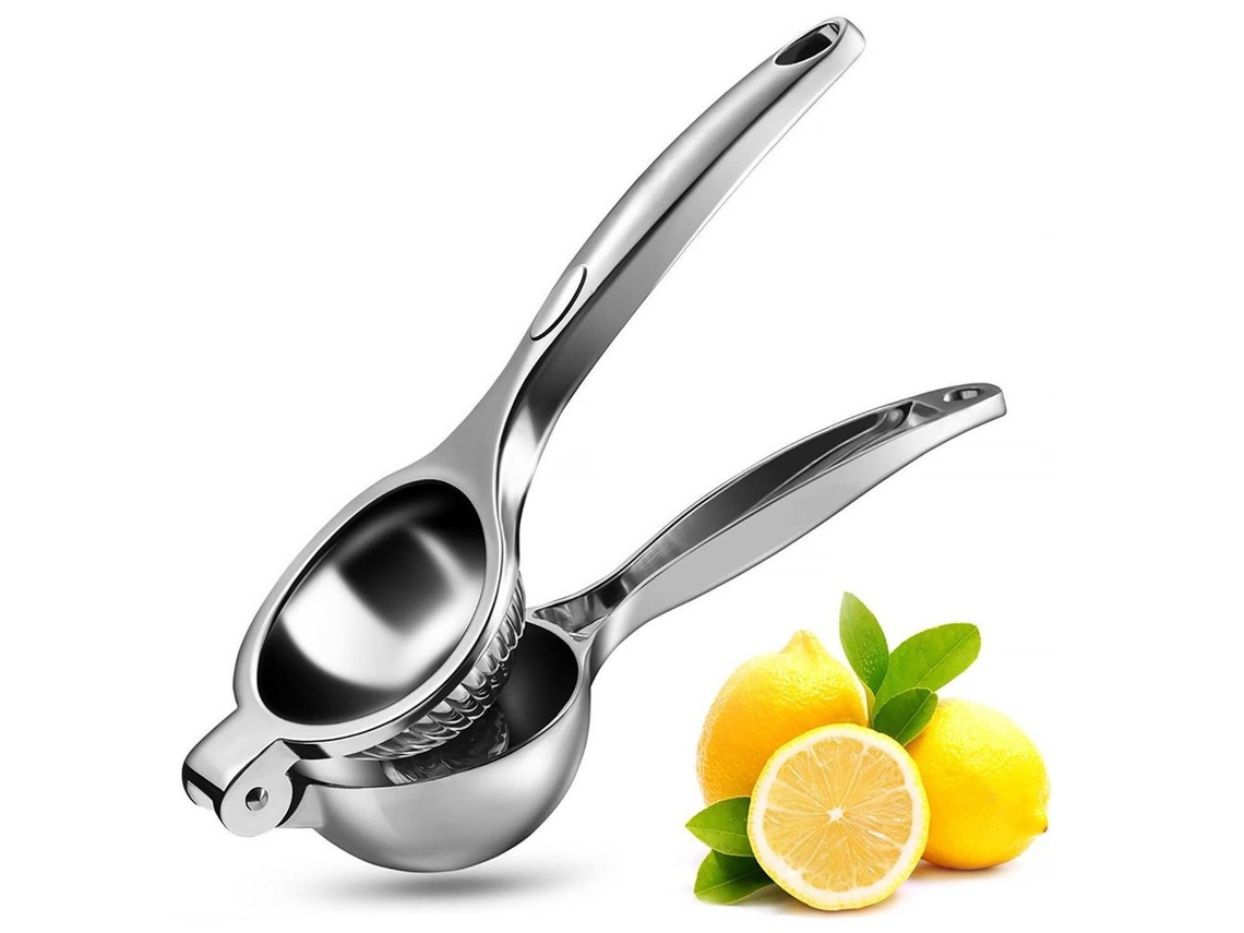 Espremedor De Laranjas Manual Em Liga Zinco, Cor Aço Inoxidável, Klb