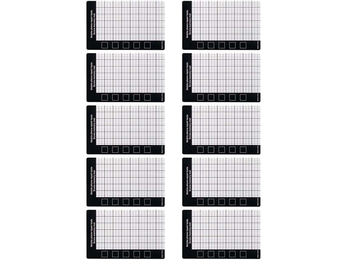 Kit De Armazenamento Para 10 Parafusos De Fixação De Celular