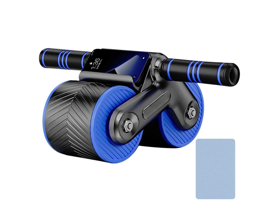Lurelia Roda Abdominal Com Roda E Rebote Duplo Automático