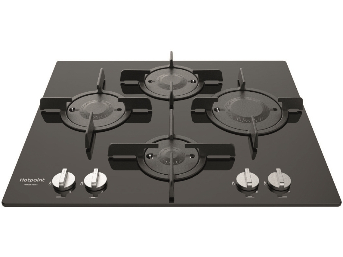 Placa HOTPOINT-ARISTON FTGHG 641 D HA BK (Gás Natural - 58 cm - Preto