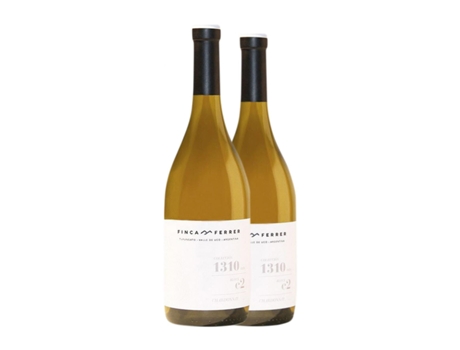 Vinho branco FINCA FERRER Colección 1310 Chardonnay Valle de Uco Crianza (0.75 L - 2 Unidades)