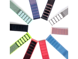 Pulseira de Nylon 23mm para Fitbit Versa 1 e Versa 2, Fecho Velcro Ajustável CHABERLU