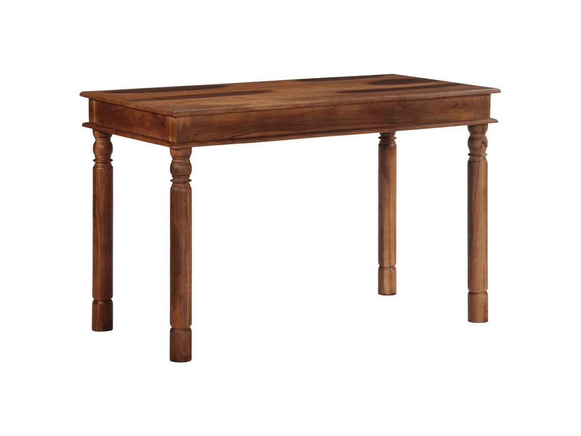 Vidaxl Mesa De Jantar 120x60x77 Cm Madeira Maciça De Acácia