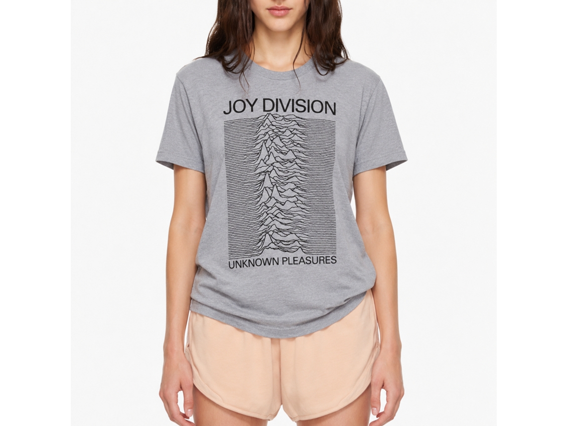 Joy Division Unknown Pleasures T-shirt Grey Unisex Adults Size:xxl