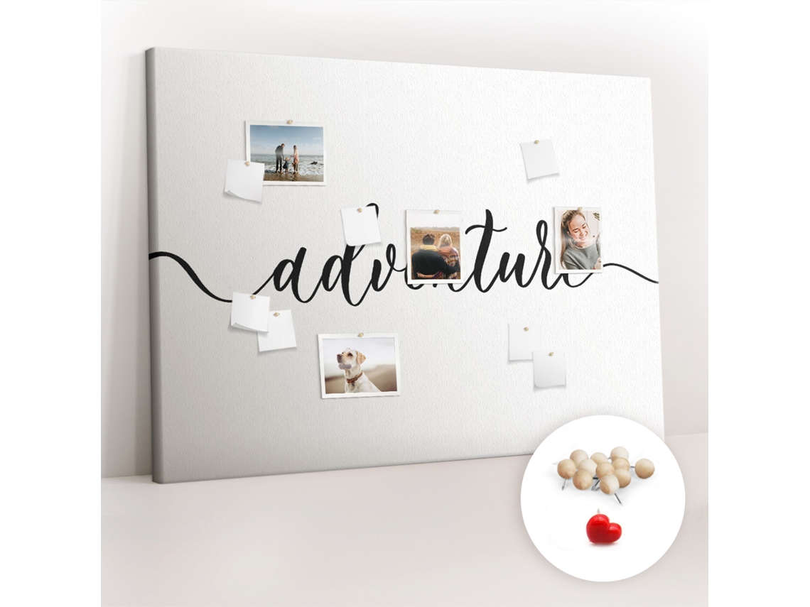 Lousa De Cortiça Inscrição "aventura" Para O Escritório Espelharte (140x100 Cm)