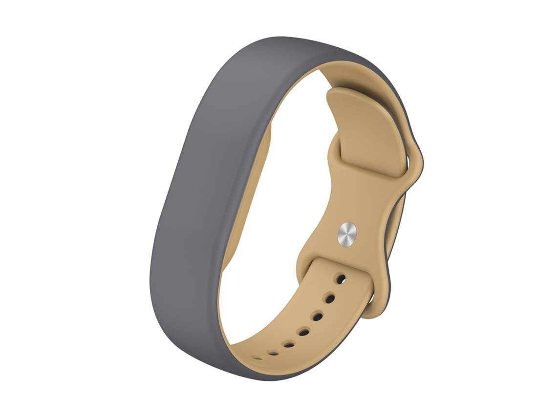 Bracelete Para Google Fitbit Air (amarelo-cinza) Spqment