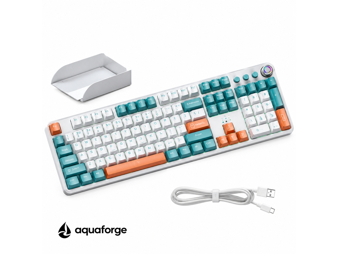 Teclado Mecânico Switch Magnético Azul Verde