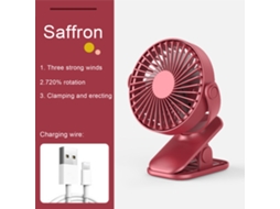 Mini Ventilador Laxiscreed Com Clip, Usb, Perfeito Para Mesa De Escritório