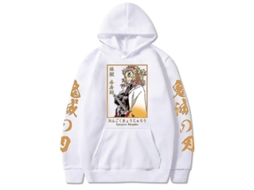 2026 sudadera com Capuz Demon Slayer Kyojuro Rengoku Solta Roupa de Inverno Y2k Streetwear Casual Oversized