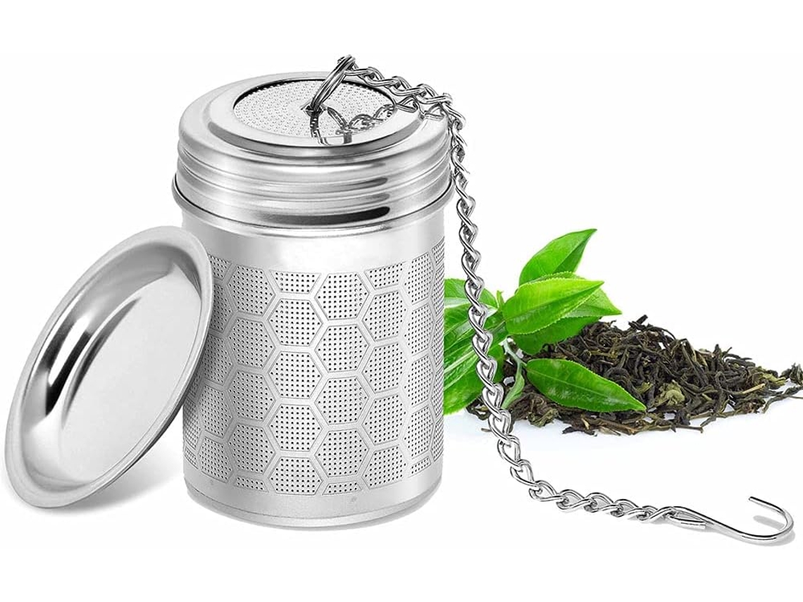 Unidade Infusor De Chá, Coador Filtro Chá Malha Fina Aquaforge (prateado)