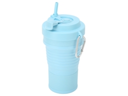 Copos De Café Dobráveis, Copos Portáteis De Silicone Dobráveis ​​para Água Potável, Para Caminhadas Ao Ar Livre E Viagens, 750ml, Azul Brilvibera