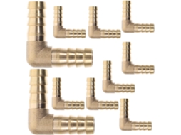 Conjunto De 10 Conexões Cotovelo Pex Com Terminais Crimpagem Para