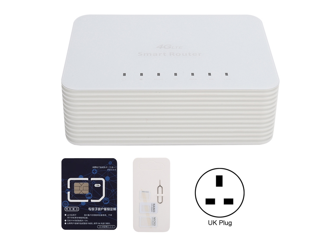 Roteador Sem Fio (4g Lte 300mbps Wifi) Edup R102b Roteador Sem Fio 4g De Qualidade Industrial 100-240v