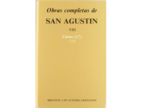 Livro Obras Completas De San Agustín.Viii: Cartas (1.º): 1-123 de San Agustín (Espanhol)