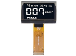 Módulo de display LCD digital 1.54 polegadas 128x64 SSD1309 24 pinos kit acessórios MRC128 1 branco com S/MARCA