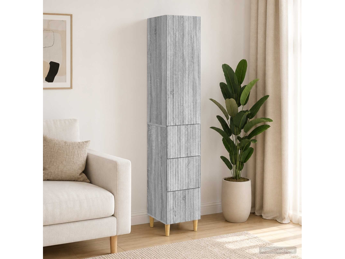 Vidaxl Conjunto De Gabinete 2 Unid. Sonoma Cinzento