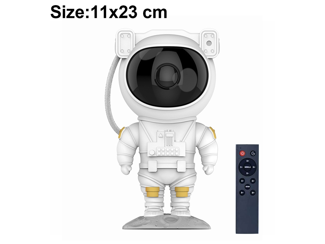TRUYUETY Projetor De Estrelas Astronauta Projetor De Galáxia Led Com Controle Remoto E Temporizador, Luz Noturna Para Adultos E Crianças