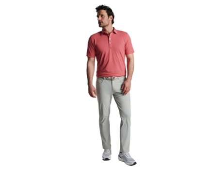 Polo Manga Curta Soul Performance Pique Vermelho XL PETER MILLAR
