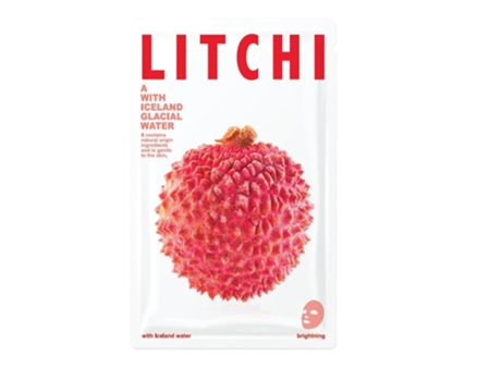 Blue Dot Com Islândia Glacial Água mascarar lobo em Litchi